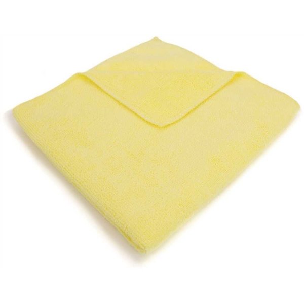 Renown 16 in. x 16 in. General Purpose Microfiber Cleaning Cloth, Yellow REN01616-YEZ